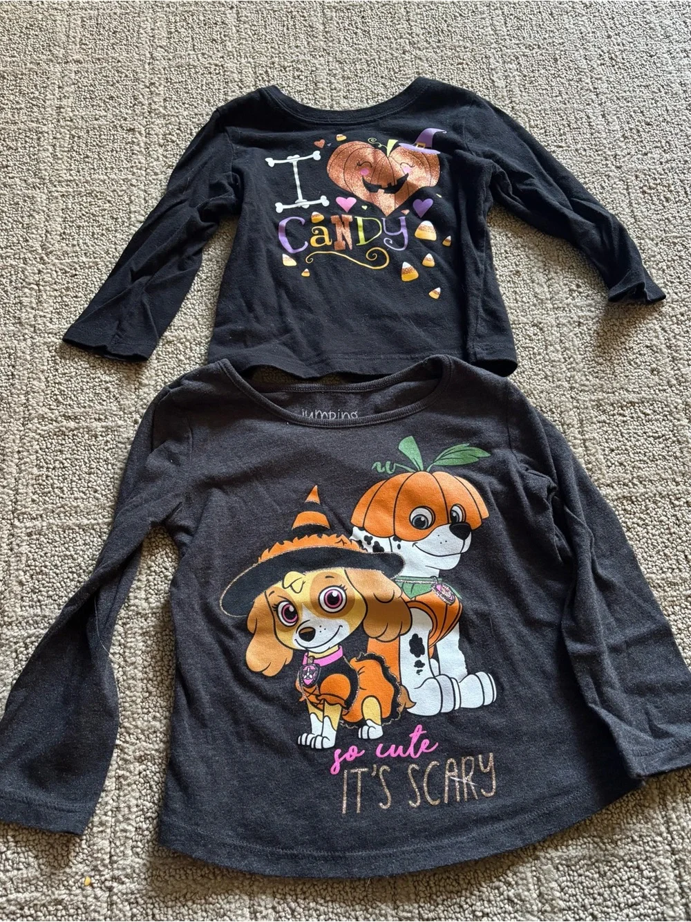 Girls 18/24 months Halloween shirts